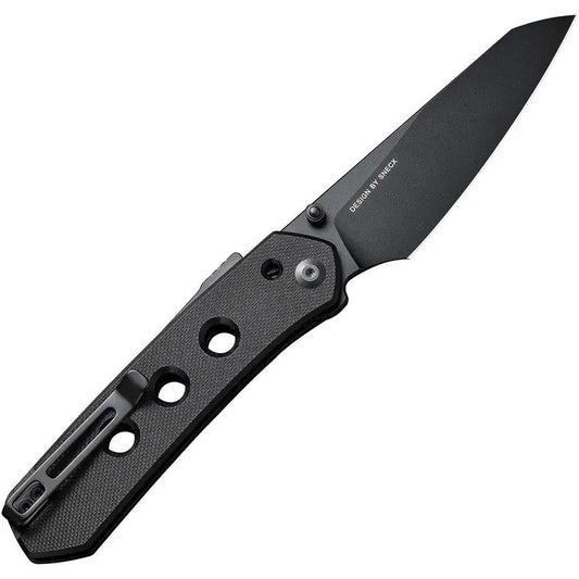 Civivi Vision FG Superlock EDC Knife Nitro V Blade Black G10 Handle 4.5in Closed by Civivi