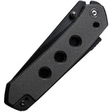 Civivi Vision FG Superlock EDC Knife Nitro V Blade Black G10 Handle 4.5in Closed by Civivi