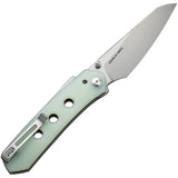 Civivi Vision FG Superlock Jade Folding Knife Nitro V Steel G10 Handle Reverse Tanto EDC Pocket Clip by Civivi