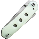 Civivi Vision FG Superlock Jade Folding Knife Nitro V Steel G10 Handle Reverse Tanto EDC Pocket Clip by Civivi