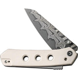 Civivi Vision FG Superlock Folding Knife With Ivory G10 Premium Damascus Blade For EDC Enthusiasts by Civivi