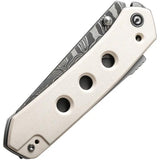 Civivi Vision FG Superlock Folding Knife With Ivory G10 Premium Damascus Blade For EDC Enthusiasts by Civivi