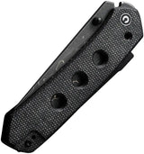 Civivi Vision FG Superlock Damascus Knife With 3.5in Blade Black Canvas Micarta For EDC Enthusiasts by Civivi