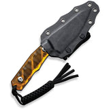Civivi Propugnator Fixed Blade Knife Ultem Handle D2 Steel Full Tang for Tactical EDC Enthusiasts by Civivi