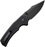 Civivi Vexillum Liner Lock Folding Knife Black G10 Handle Nitro V Steel 3.88in Blade EDC by Civivi