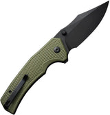 Civivi Vexillum Linerlock Knife For EDC Enthusiasts Premium Nitro V Blade OD Green G10 3.88in by Civivi