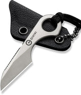 Civivi Gramis Neck Knife Satin 14C28N Blade Premium Full Tang Kydex Sheath For EDC Enthusiasts by Civivi