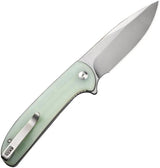 Civivi Primitrox Linerlock Jade Knife With Nitro V Drop Point Blade For EDC Enthusiasts And Collectors by Civivi