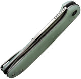 Civivi Primitrox Linerlock Jade Knife With Nitro V Drop Point Blade For EDC Enthusiasts And Collectors by Civivi