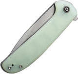 Civivi Primitrox Linerlock Jade Knife With Nitro V Drop Point Blade For EDC Enthusiasts And Collectors by Civivi