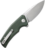 Civivi Regulatron Linerlock Knife With Green Micarta Handle Nitro V Blade Extended Tang For EDC Enthusiasts by Civivi