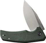 Civivi Regulatron Linerlock Knife With Green Micarta Handle Nitro V Blade Extended Tang For EDC Enthusiasts by Civivi