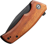 Civivi Regulatron Linerlock Wood Handle Extended Tang EDC Knife With Nitro V Blade 3 Inch Compact Everyday Carry by Civivi