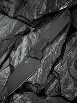 Civivi Hid Nested Linerlock EDC Knife Black Stonewash G10 Handle 14C28N Blade Reverse Tanto by Civivi