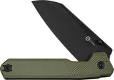 Civivi Hid Folding Knife Linerlock Reverse Tanto 14C28N Sandvik OD Green G10 For EDC Enthusiasts by Civivi