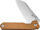 Civivi Hid Nested Linerlock Knife 14C28N Satin Blade Tan G10 EDC Everyday Carry by Civivi