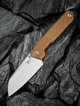 Civivi Hid Nested Linerlock Knife 14C28N Satin Blade Tan G10 EDC Everyday Carry by Civivi