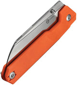 Civivi Hid Nested Linerlock Orange G10 EDC Knife 14C28N Satin Blade 5.75in Closed by Civivi