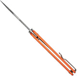 Civivi Hid Nested Linerlock Orange G10 EDC Knife 14C28N Satin Blade 5.75in Closed by Civivi