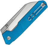 Civivi Hid Nested Linerlock Knife Blue G10 Handle 14C28N Satin Blade For Edc Enthusiasts by Civivi