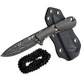 Civivi Mini Elementum Fixed Blade Knife Damascus Steel 5in Overall Full Tang For EDC Enthusiasts by Civivi