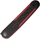 Civivi KwaiQ Linerlock Folding Knife Nitro V Tanto Blade Burgundy G10 EDC Ready Carry by Civivi