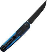 Premium Civivi KwaiQ Linerlock Knife Nitro V Tanto Blade Blue G10 Handle For EDC Enthusiasts by Civivi