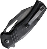Civivi BullTusk LinerLock Black G10 Pocket Knife with 3.5in 14C28N Sandvik Blade for EDC Enthusiasts by Civivi