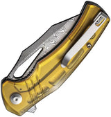 Civivi BullTusk Linerlock Damascus Steel Ultem EDC Knife With Extended Tang Thumb Stud Pocket Clip For EDC Fans by Civivi