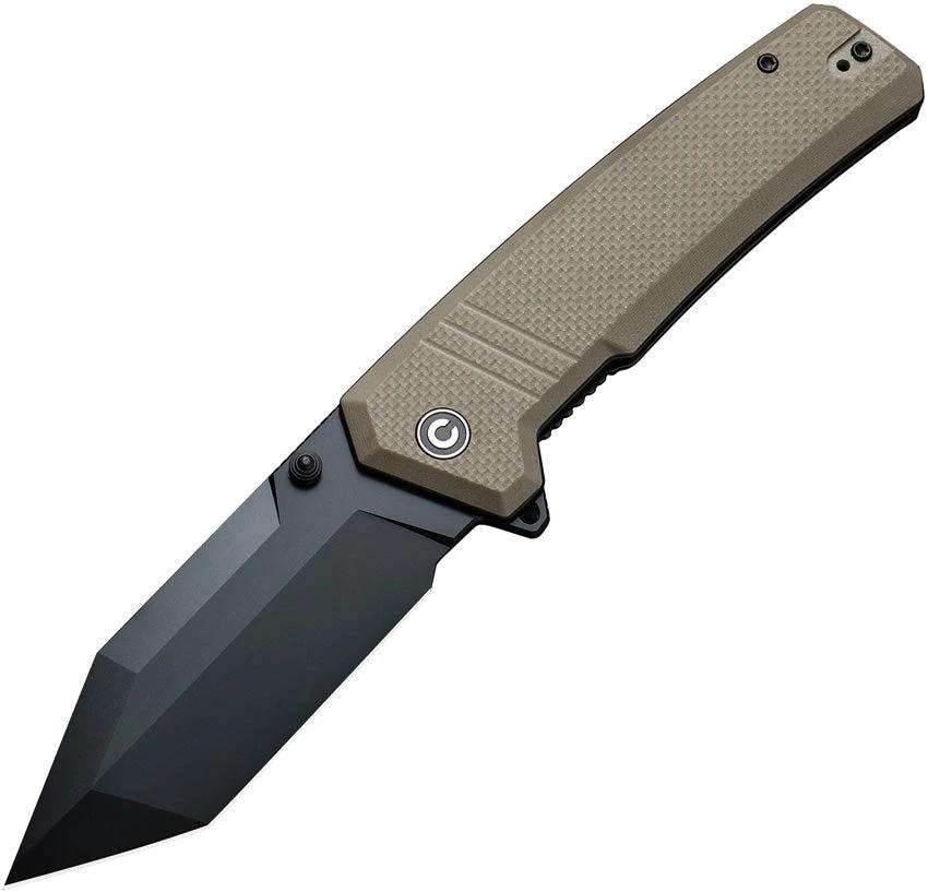 Civivi Bhaltair Linerlock Tan G10 C23024-2 by Civivi
