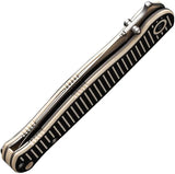 Civivi RS71 Linerlock Knife With Nitro V Satin Blade Ivory Black G10 Handle Extended Tang For EDC Enthusiasts by Civivi