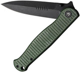 Civivi RS71 Linerlock Knife With Nitro V Blade And Green Canvas Micarta Handle For EDC Enthusiasts by Civivi