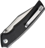 Civivi Tranquil Linerlock Black G10 Handle Satin 14C28N Clip Point EDC Knife For Everyday Carry Enthusiasts by Civivi