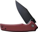 Civivi Tranquil Linerlock Knife Red G10 Handle 14C28N Blade Premium EDC Everyday Carry by Civivi