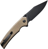 Civivi Tranquil Linerlock Knife Tan G10 Handle 14C28N Blade For Everyday Carry Enthusiasts by Civivi