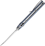 Civivi Amirite Button Lock Knife with Nitro V Blade, Blue Gray G10 Handle for EDC Enthusiasts by Civivi