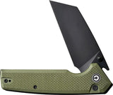 Civivi Amirite Button Lock Knife With Nitro V Blade And OD Green G10 Handle For EDC Enthusiasts by Civivi