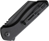 Civivi ExOne Linerlock Knife Nitro V Steel 3In Reverse Tanto Black G10 Handle EDC by Civivi