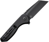 Civivi ExOne Linerlock Knife Nitro V Steel 3In Reverse Tanto Black G10 Handle EDC by Civivi