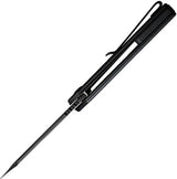 Civivi ExOne Linerlock Knife Nitro V Steel 3In Reverse Tanto Black G10 Handle EDC by Civivi