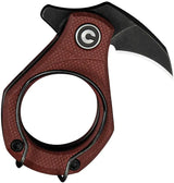 Civivi Pyrus Utility Slip Joint Knife Hawkbill Blade 14C28N Sandvik Stainless Burgundy G10 EDC Essential by Civivi