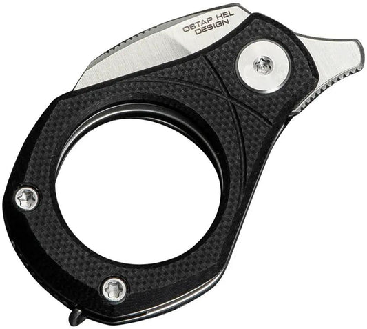Civivi Pyrus Utility Slip Joint Knife For EDC Enthusiasts Black G10 Handle 2.63in Closed 14C28N Hawkbill by Civivi