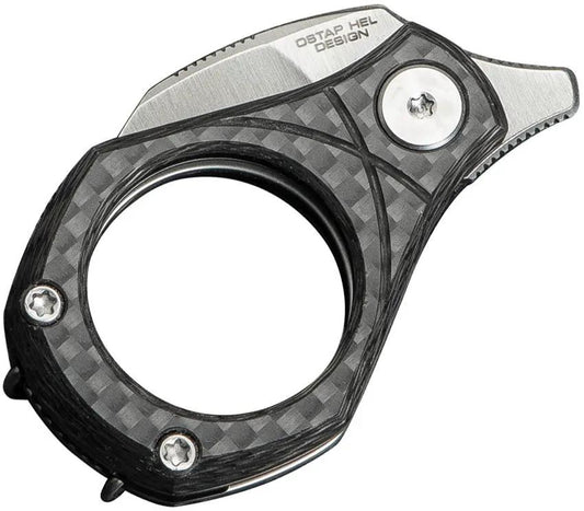 Civivi Pyrus Utility Slip Joint Knife Hawkbill 14C28N Satin Blade Compact Carbon Fiber Handle EDC by Civivi