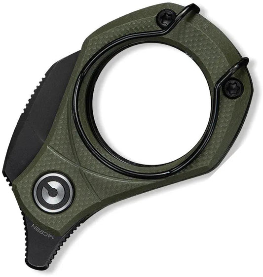 Civivi Pyrus Utility Slip Joint Knife Hawkbill 14C28N Stainless G10 Green Handle EDC Everyday Carry by Civivi