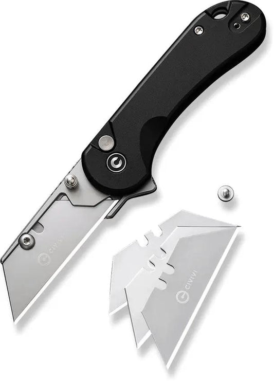 Civivi Elementum Utility Button Lock Knife With Four Cr6 Blades For EDC Outdoor Enthusiasts by Civivi
