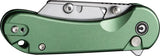 Civivi Elementum Utility Button Lock Knife Green Aluminum Handle With Replaceable Blades For EDC Enthusiasts by Civivi