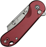 Civivi Elementum Utility Button Lock Knife For EDC Burgundy Aluminum Handle With Replaceable Cr6 Blades by Civivi