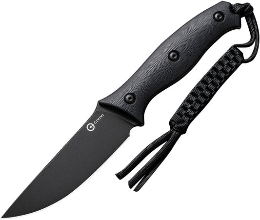 Civivi Stormridge Fixed Blade Knife Nitro V Steel 4 Inch Blade Full Tang G10 Handle Kydex Sheath Outdoorsmen by Civivi
