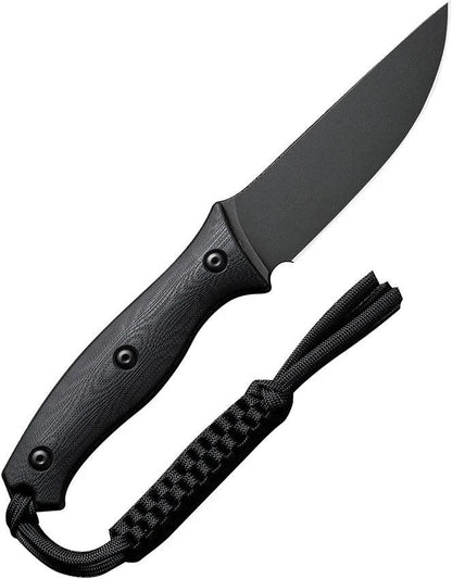 Civivi Stormridge Fixed Blade Knife Nitro V Steel 4 Inch Blade Full Tang G10 Handle Kydex Sheath Outdoorsmen by Civivi