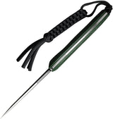 Civivi Stormridge Fixed Blade Knife Green Canvas Micarta 4 Inch Nitro V Blade EDC Survival by Civivi